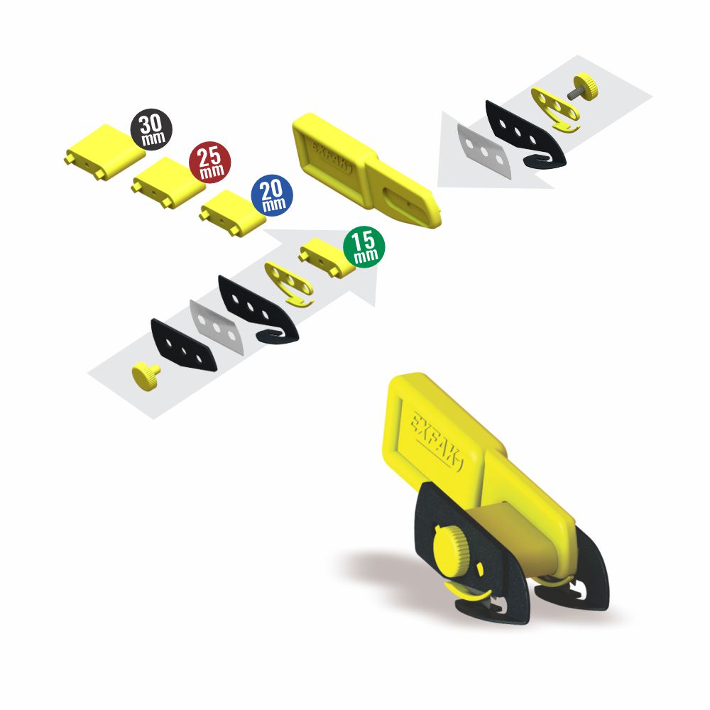 Liner Cutter - Exfak - 15-011 Ex Exfak Dual Liner Cutter Short Handle