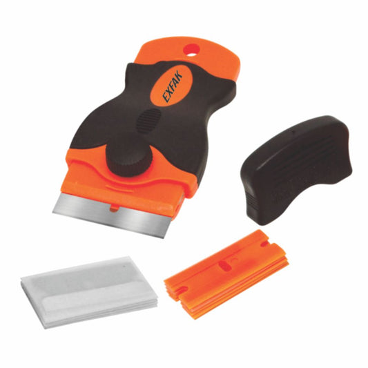 Exfak Glass Scraper: Fast and Effective Removal of Materials SCRAPER KIT 15-035