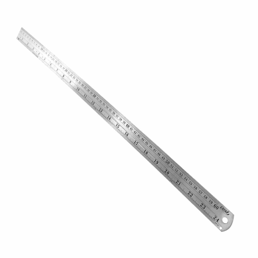 60cm Steel Ruler - Exfak: Precision and Durability for All Your Measuring Needs  RULLER 50-13404