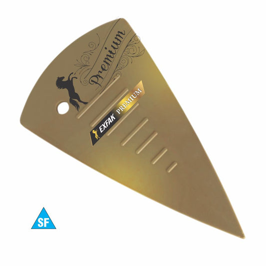 Exfak Premium Triangular Gold Squeegee 50-2037