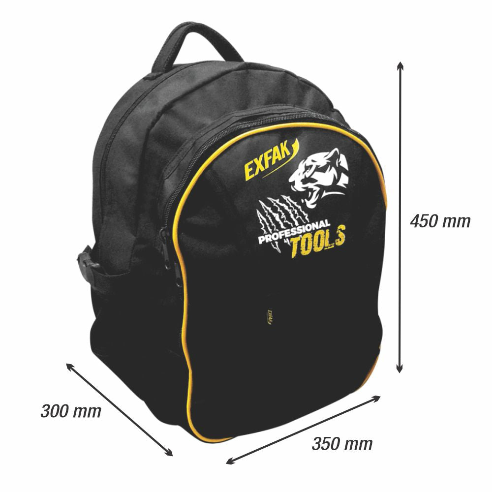 Yellow and Black Tool Backpack 63-2120